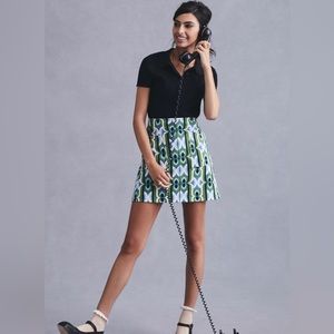 Maeve by Anthropologie Marsala mini skirt